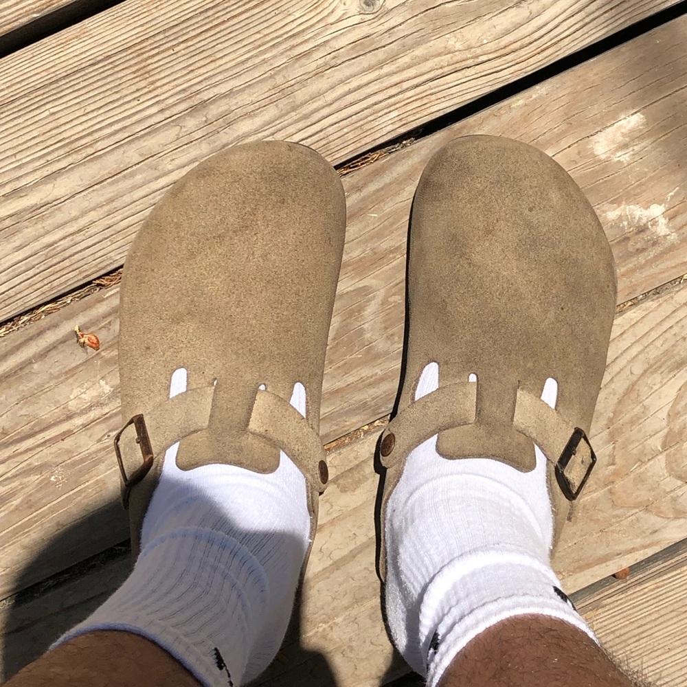 Birkenstock Boston Suede size 43 (10US)